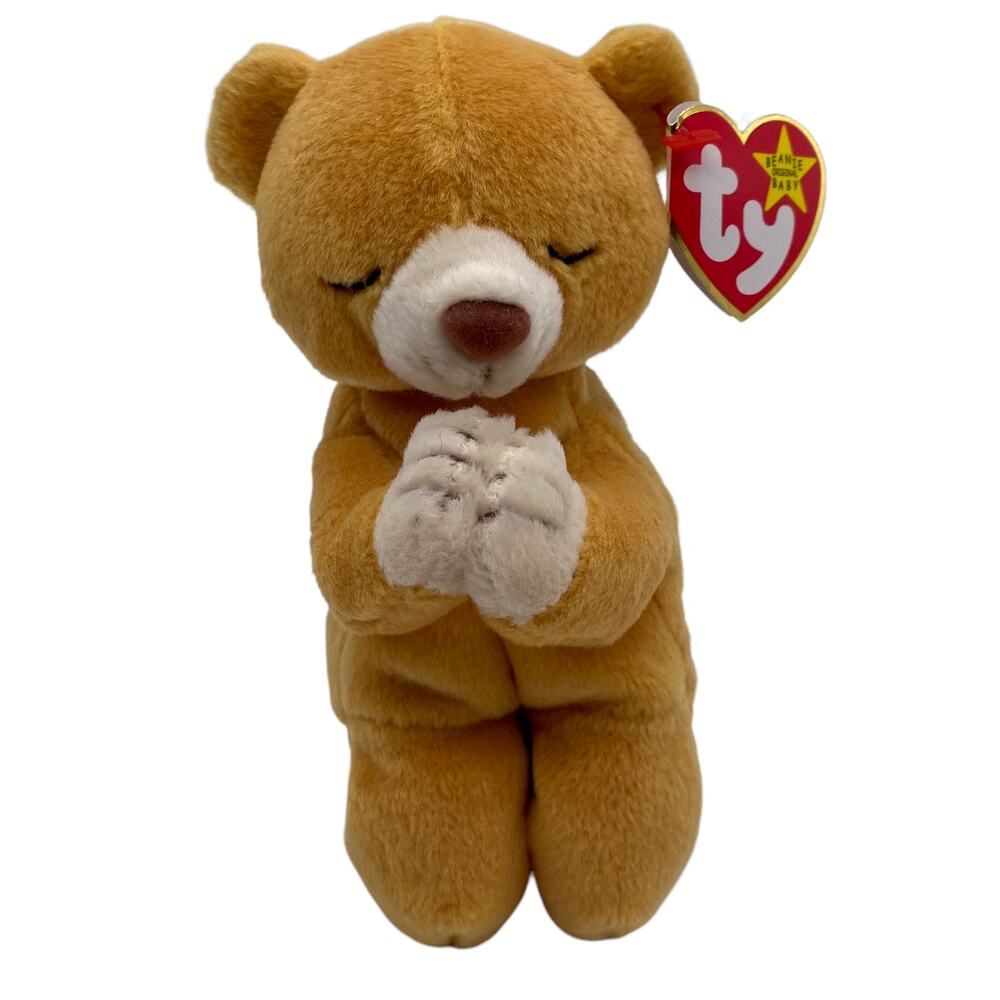 Vintage 1999 Ty Beanie Babies Hope the Prayer Bear Retired Excellent Condition